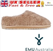 EMU Australia Joy Teddy Ladies  suede slipper Camel FREE CARRIAGE