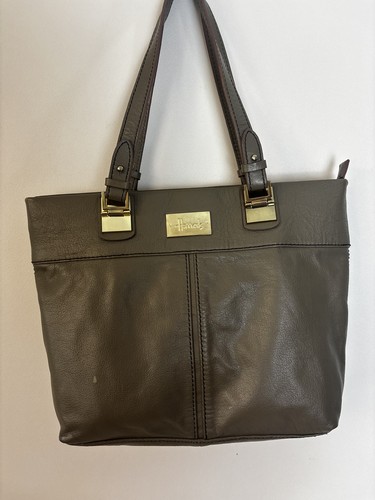 Vintage harrods taupe leather - vintage,