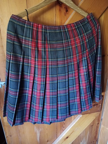 Tartan pleated mini - tartan, skirt