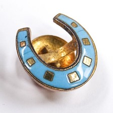 Antique Victorian Blue Enamel