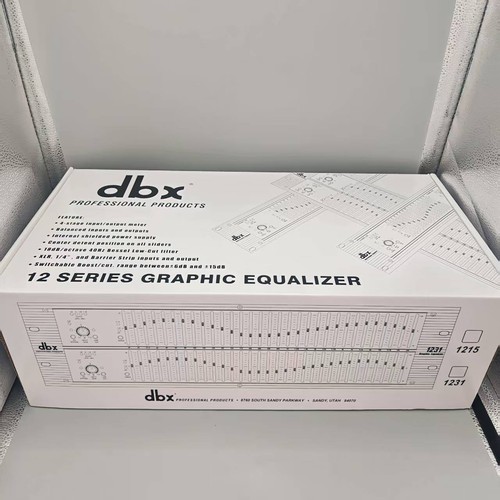 Dbx 1231 dual channel band - dbx,