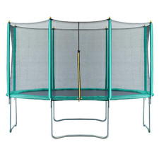 Velocity 14ft Trampoline with Safety Enclosure Green