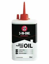 3 In 1 Oil Multi-Purpose Drip Oil Prevents Rust Lubricates Cleans Pipework 100ml