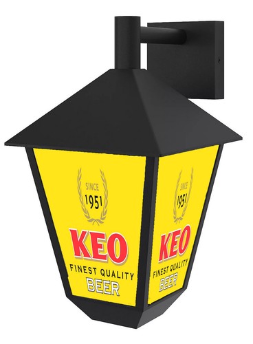 Keo large wall lantern light - keo,