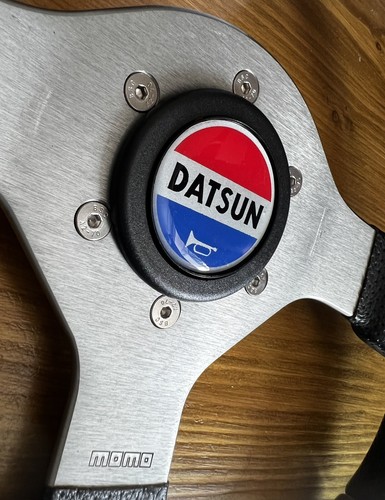 Retro datsun old logo steering - retro,