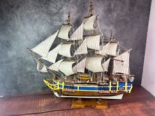 A scratch built model, of the merchant ship HMS Bounty, 47cm high. HMS Bounty 