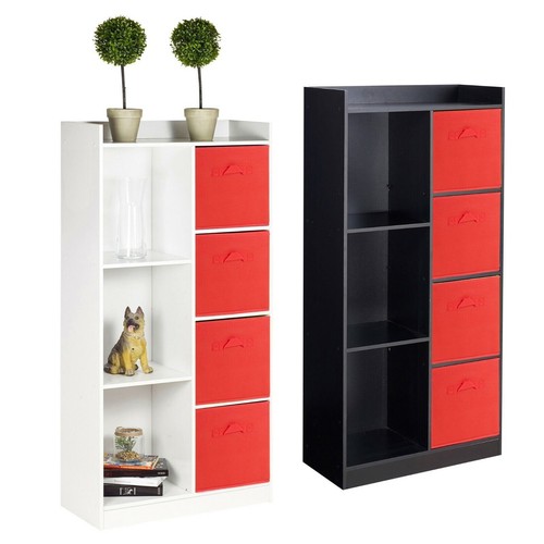Tall wooden cube cupboard - tall,