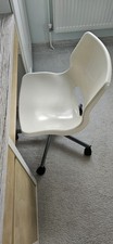 Ikea Chair Kids Swivel White Study Playroom Bedroom Plastic
