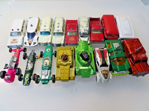 Matchbox etc cars and vans - etc,