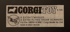 Corgi Toys 268 Envelope for 8