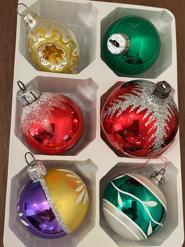 Vintage glass christmas - vintage,