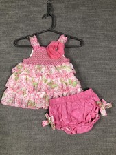 Little Lass Baby Dress Set