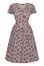Cherry Gingham Lyra Dress Lady
