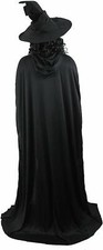 HOODED CAPE VELOUR HALLOWEEN