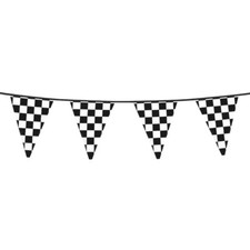 Checkered flag bunting - flag,
