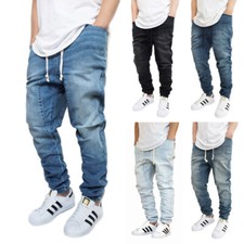 MEN'S DROP CROTCH DENIM JOGGER