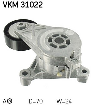 Skf tensioner pulley for - tensioner, vw