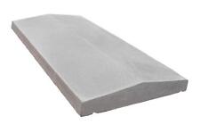 Concrete Coping Stones -  12" (300mm) - Twice / Double Weathered - Light Grey
