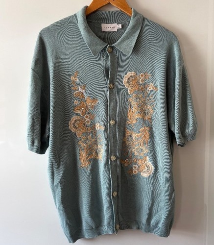 Men topman green - topman, floral