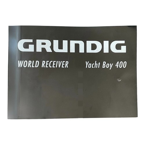 Grundig yacht boy 400 user - grundig,