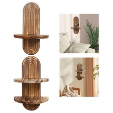 Oval Wall Shelf Wooden Display