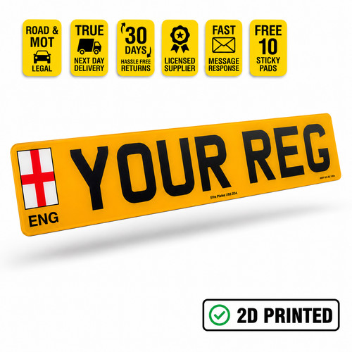 England flag printed - england, rear