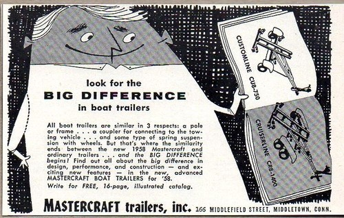 1958 print mastercraft - 1958, ad