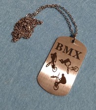 BMX Necklace Mongoose Diamondback Style Brilliant Retro Jewellery 60cm Chain NEW