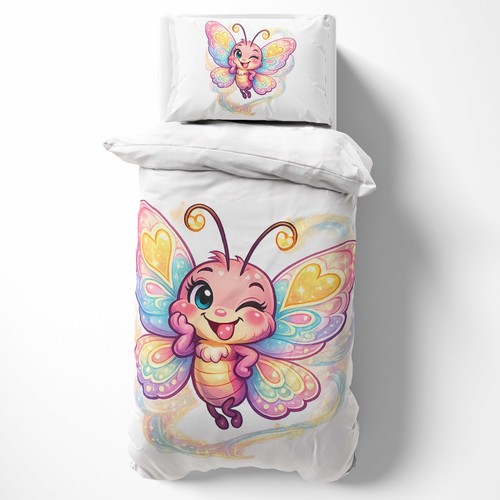 Fairy butterfly single - fairy, duvet