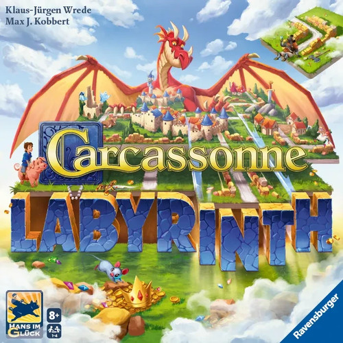 Carcassonne labyrinth board - carcassonne,