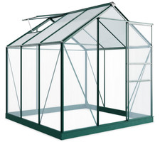 ? BillyOh 6x6 Premium Polycarbonate Greenhouse | Aluminium Frame | Walk-In Desi