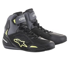 Alpinestars Faster 3 Drystar Waterproof Boots - Black / Grey / Yellow Fluo