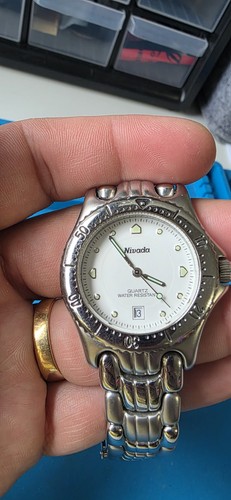 Vintage nivada quartz 100m - quartz,