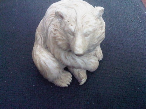 Japanese antique carved - , bear