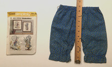 Holly Hobbie SIMPLICITY EMBROIDERY PATTERN 1973 + HOLLY HOBBY FABRIC DOLL PANTS