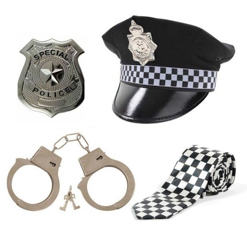 4pc police set fancy - 4pc, dress