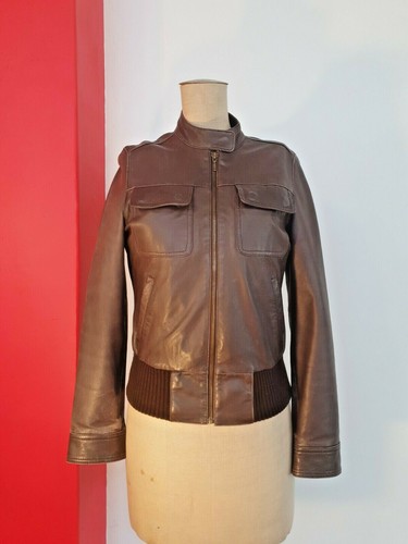 Vintage real leather blouson - real,