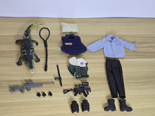 Vintage Action Man - Crocodile Ranger Mission Kit With Clothes And Weapons 1998