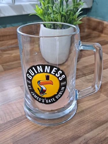 Guinness pint glass - guinness, tankard