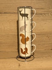 Woodland Stackable Mug Set
