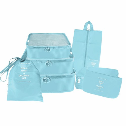 7pcs waterproof travel storage - travel,