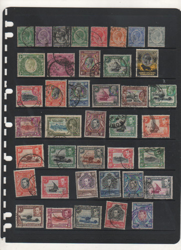 Old stamps from kenya - kenya,