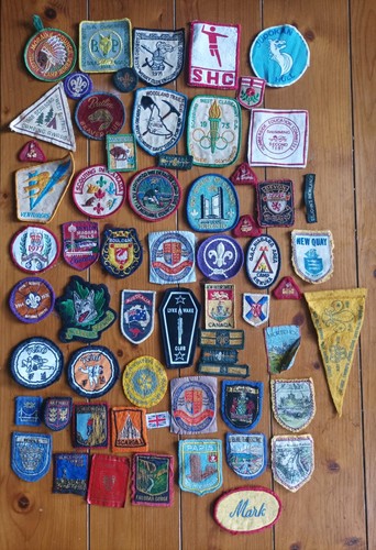 Vintage scout badges - badges, patches