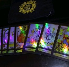 78 Holographic Tarot Cards Rider Waite Tarot Card Deck