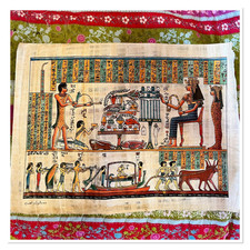 Egyptian Papyrus Painting --