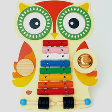 Bee Smart Wooden Owl Musical