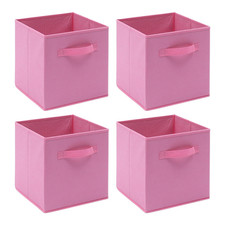 X4 Cube Storage Boxes Fabric