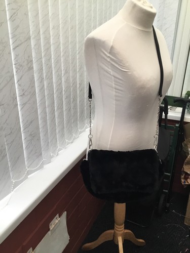 Topshop furry black - furry,