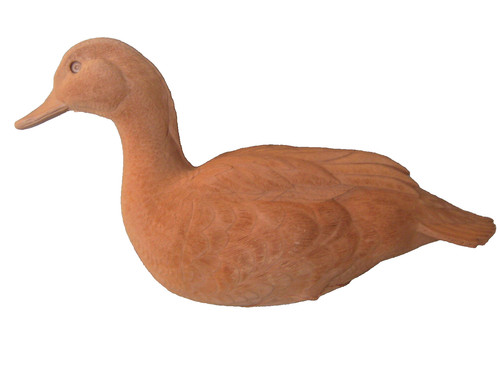 Rare loon lake decoy - decoy, green