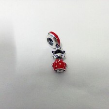 tags charm chinese doll retired pandora silver